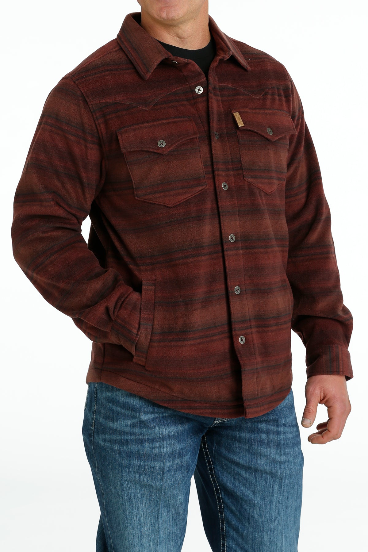 Cinch Mens Southwestern Shirt Jacket MWJ1580003