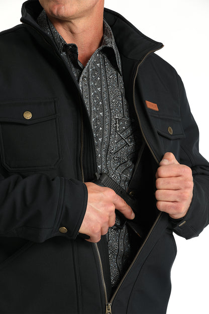 Cinch Mens Black Bonded Conceal Carry Jacket MWJ1566003