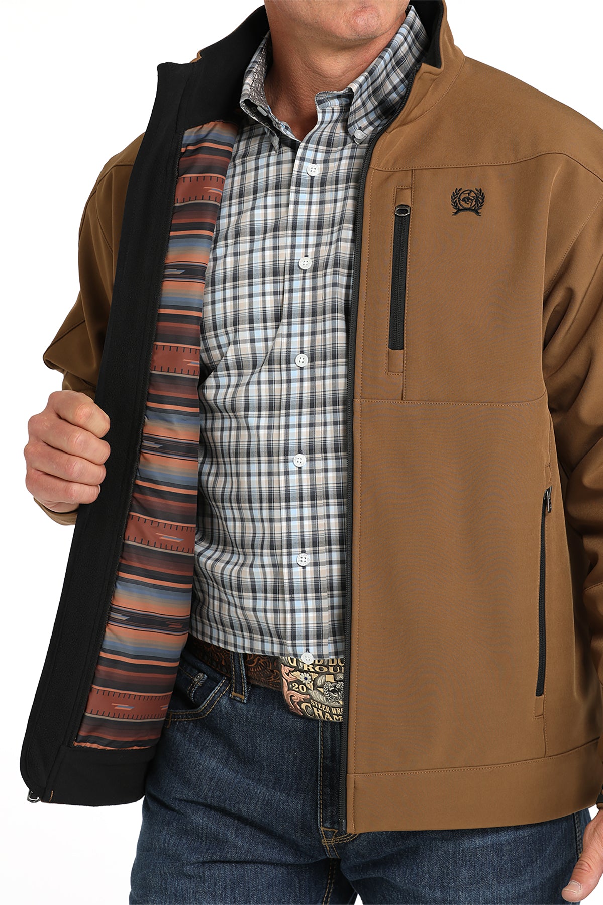 Cinch Mens Brown Bonded Jacket MWJ1567012