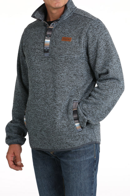 Cinch Mens Blue Pullover Sweater MWK1534006