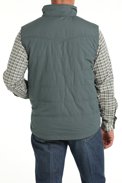 Cinch Mens Blue Quilted Vest MWV1902003