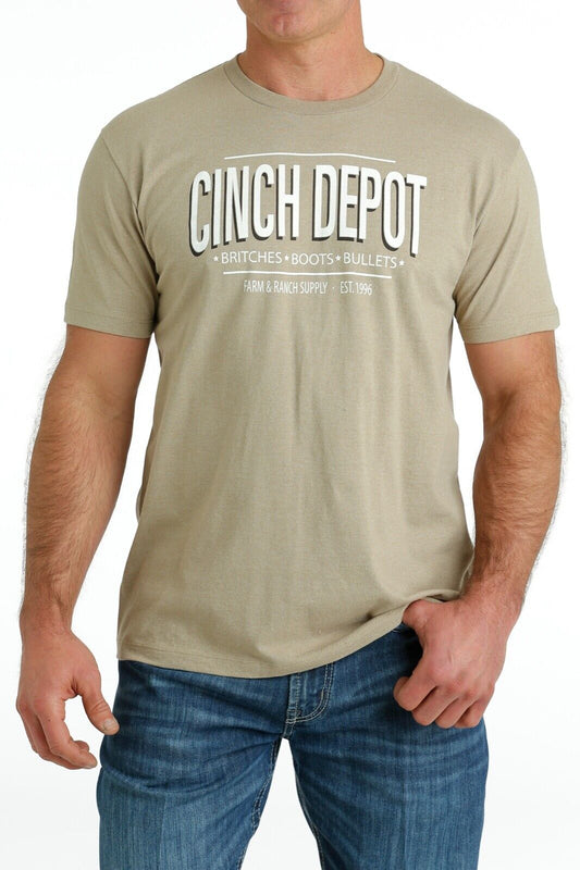 Cinch Mens "Cinch Depot" T-Shirt MTT1690595